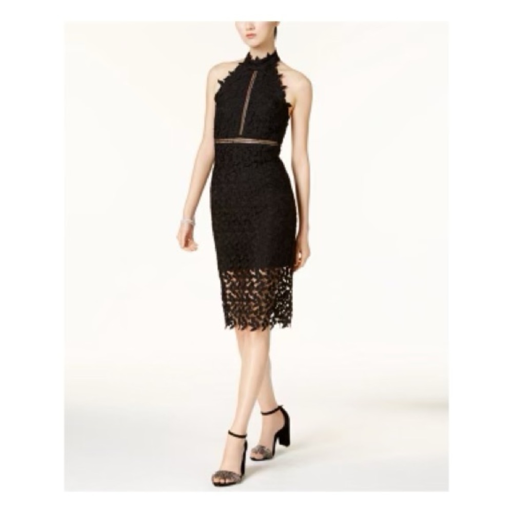 Black Bardot MIDI Dress